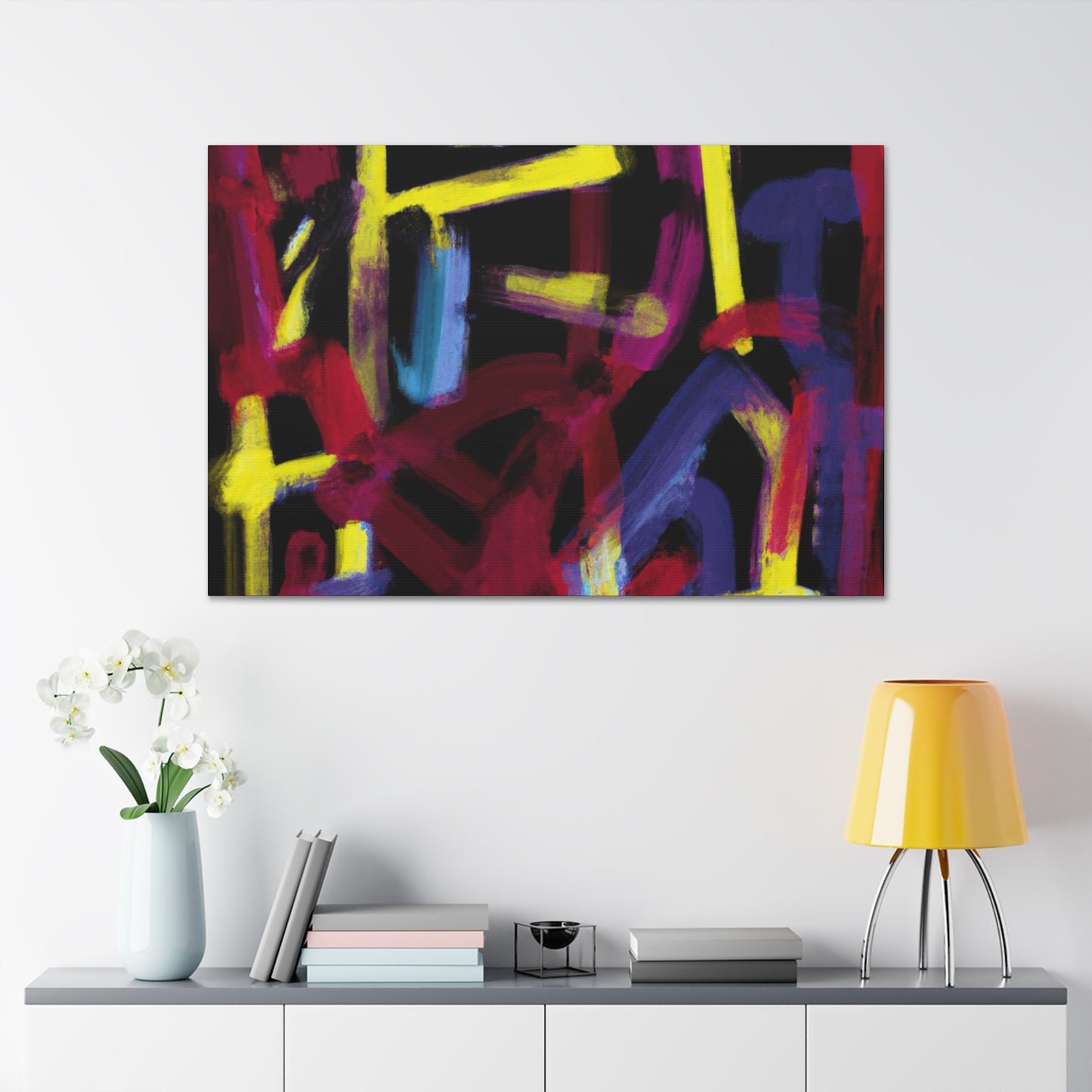 "Entwining Vibrant Horizons" - Canvas